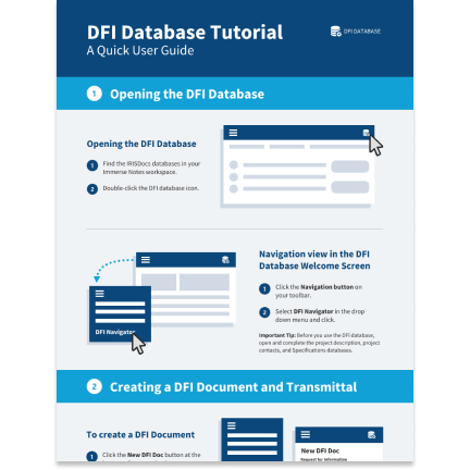 Database tutorial template